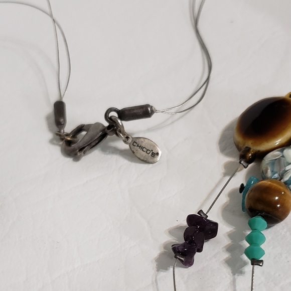 Chico multicolored glass beads necklace 36 inches - Picture 5 of 6